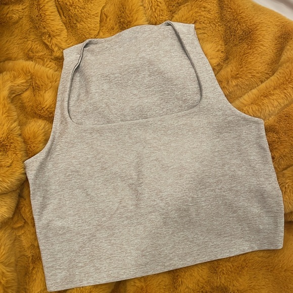 Spacedye Square Neck Cropped Tank - Picture 3 of 5